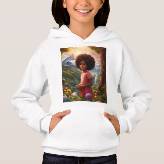 Meisje Pullover Hoodie (Voorkant)
