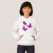 Meisje Pullover vlinder hoodie (Voorkant volledig)