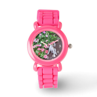 meisje puppy hond horloge