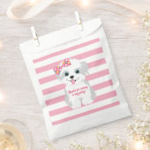 Meisje Puppy Verjaardagsfeestje Bedankzakje (Geknipt)