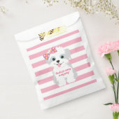 Meisje Puppy Verjaardagsfeestje Bedankzakje (Gezegeld)