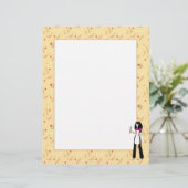 Meisje Recipe Pagina's geïllustreerd (Staand voorkant)