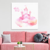 Meisje Regel aanpasbaar Canvas Afdruk (Insitu (Woonkamer))