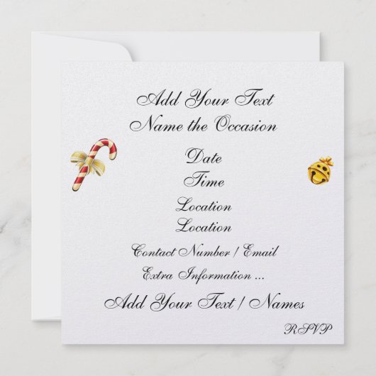 Meisje Retro Pop Art Kerstuitnodiging Kaart (Achterkant)