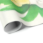  Meisje Retro Schattige Cadeaupapier (Rol Hoek)