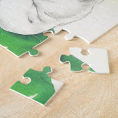  Meisje Retro Schattige Legpuzzel (Zijkant)