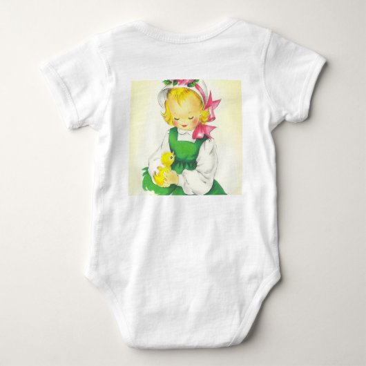  Meisje Retro Schattige Romper (Achterkant)