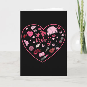 Meisje Retro Taylor Voornaam Gepersonaliseerd Vale Kaart