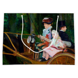 Meisje Riding a Carriage, Mary Cassatt Groot Cadeauzakje