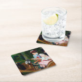 Meisje Riding a Carriage, Mary Cassatt Kartonnen Onderzetters (Insitu)