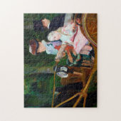 Meisje Riding a Carriage, Mary Cassatt Legpuzzel (Verticaal)