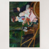 Meisje Riding a Carriage, Mary Cassatt Legpuzzel (Verticaal)