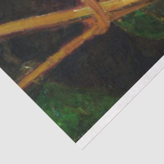 Meisje Riding a Carriage, Mary Cassatt Tissuepapier (Detail)