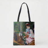 Meisje Riding a Carriage, Mary Cassatt Tote Bag (Voorkant)