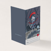 Meisje | Rode Garland Classroom Valentijnsdag Kaar Kaart (Buitenkant)