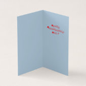 Meisje | Rode Garland Classroom Valentijnsdag Kaar Kaart (Binnen)