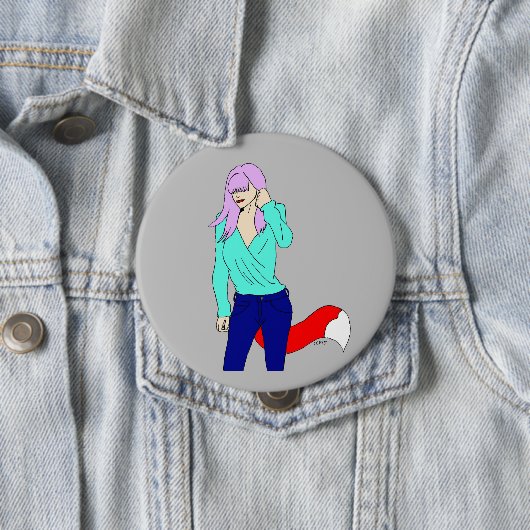 meisje ronde button 4,0 cm (In situ)