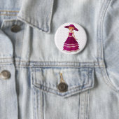 meisje ronde button 5,7 cm (In situ)