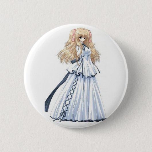 meisje ronde button 5,7 cm (Voorkant)