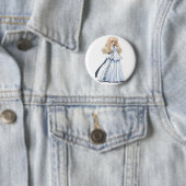 meisje ronde button 5,7 cm (In situ)