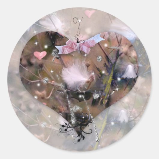 Meisje! Ronde Sticker (Voorkant)