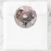 Meisje! Ronde Sticker (Tas)