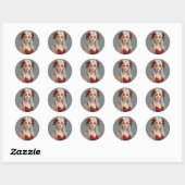 meisje ronde sticker (Vel)