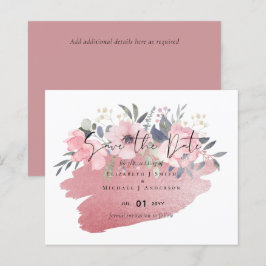  meisje Rosegold Floral Glam Wedding