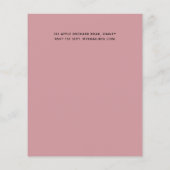  meisje Rosegold Floral Glam Wedding (Achterkant)