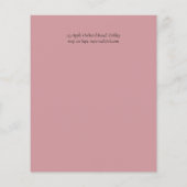  meisje Rosegold Floral Glam Wedding (Achterkant)