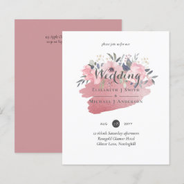 meisje Rosegold Floral Glam Wedding