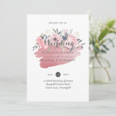  meisje Rosegold Floral Glam Wedding (Staand voorkant)