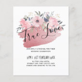  meisje Rosegold Floral Glam Wedding (Voorkant)