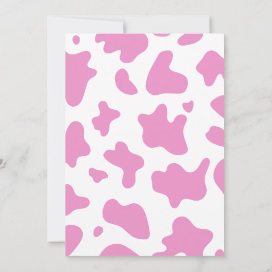 Meisje Rounded Eerste Rodeo 1e feestverjaardag Kaart (Achterkant)