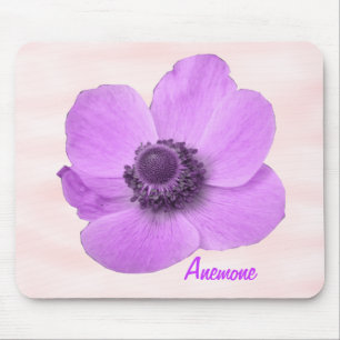 meisje roze Anemone Mousepad Muismat