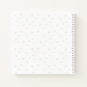 Meisje Roze Baby shower Gastenboek Notitieboek (Achterkant)