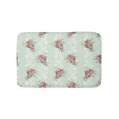 Meisje Roze Bloemen Badmat (Voorkant)
