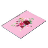 Meisje Roze Bloemen Notitieboek (Linkerzijde)