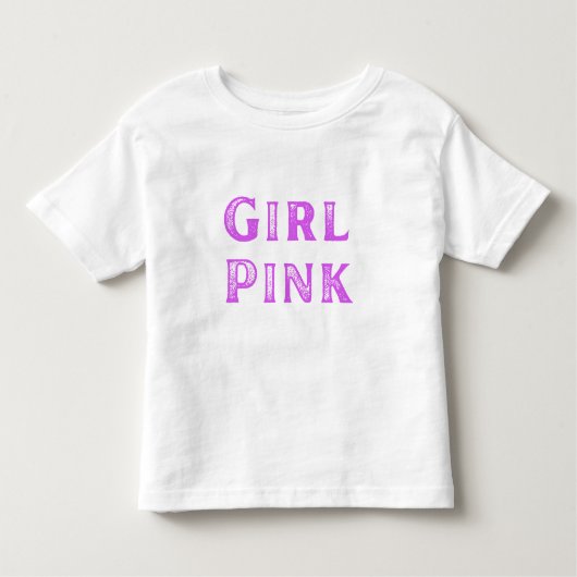 Meisje Roze en Roze Dra Gon - Comic Style Dragon Kinder Shirts (Voorkant)