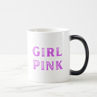 Meisje Roze en Roze Dra Gon - Comic Style Dragon Magische Mok