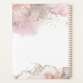 Meisje Roze & Goud Abstracte Planner (Achterkant)