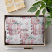 Meisje Roze Kerstman Cadeaus Tissuepapier (Geschenk)