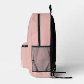 Meisje Roze Monogram School Bedrukte Rugzak (Rechts)