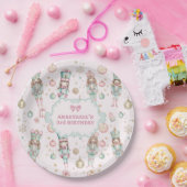 Meisje Roze Notenkraker Verjaardag Papieren Bordje (Feest)