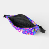 Meisje Roze Paarse Regenboog Waterverf Star Monogr Heuptasje (Open)