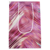 Meisje Roze Parel Roos Gouden Glam Medium Cadeauzakje (Achterkant)