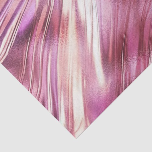 Meisje Roze Parel Roos Gouden Glam Tissuepapier (Detail)