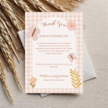 Meisje Roze Pastel Wildflowers & Butterfly