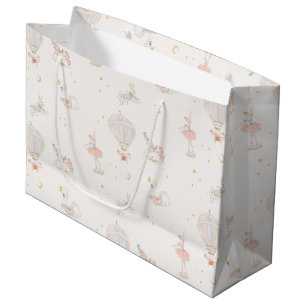 Meisje Roze Prinses Ballerina Baby Shower Favor Groot Cadeauzakje