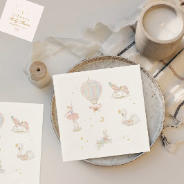 Meisje Roze Prinses Sprookjesachtige Ballerina Bab Servet